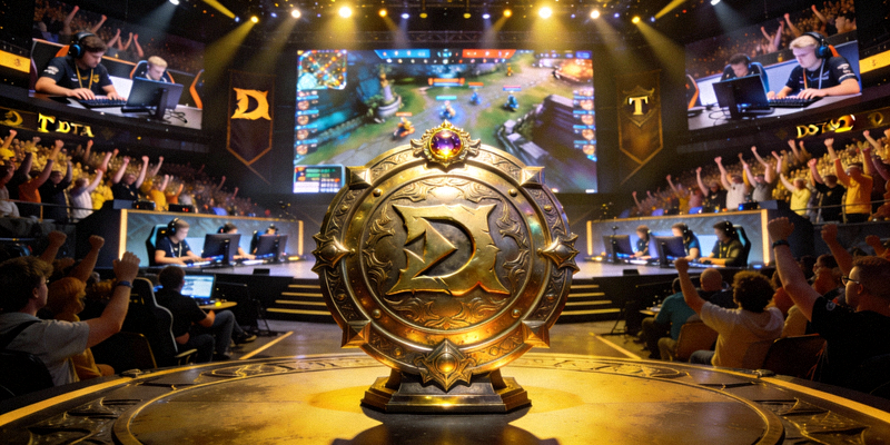 DOTA2国际邀请赛TI比赛现场盛况与冠军神盾