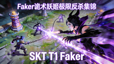 LOL职业选手Faker诡术妖姬极限反杀集锦